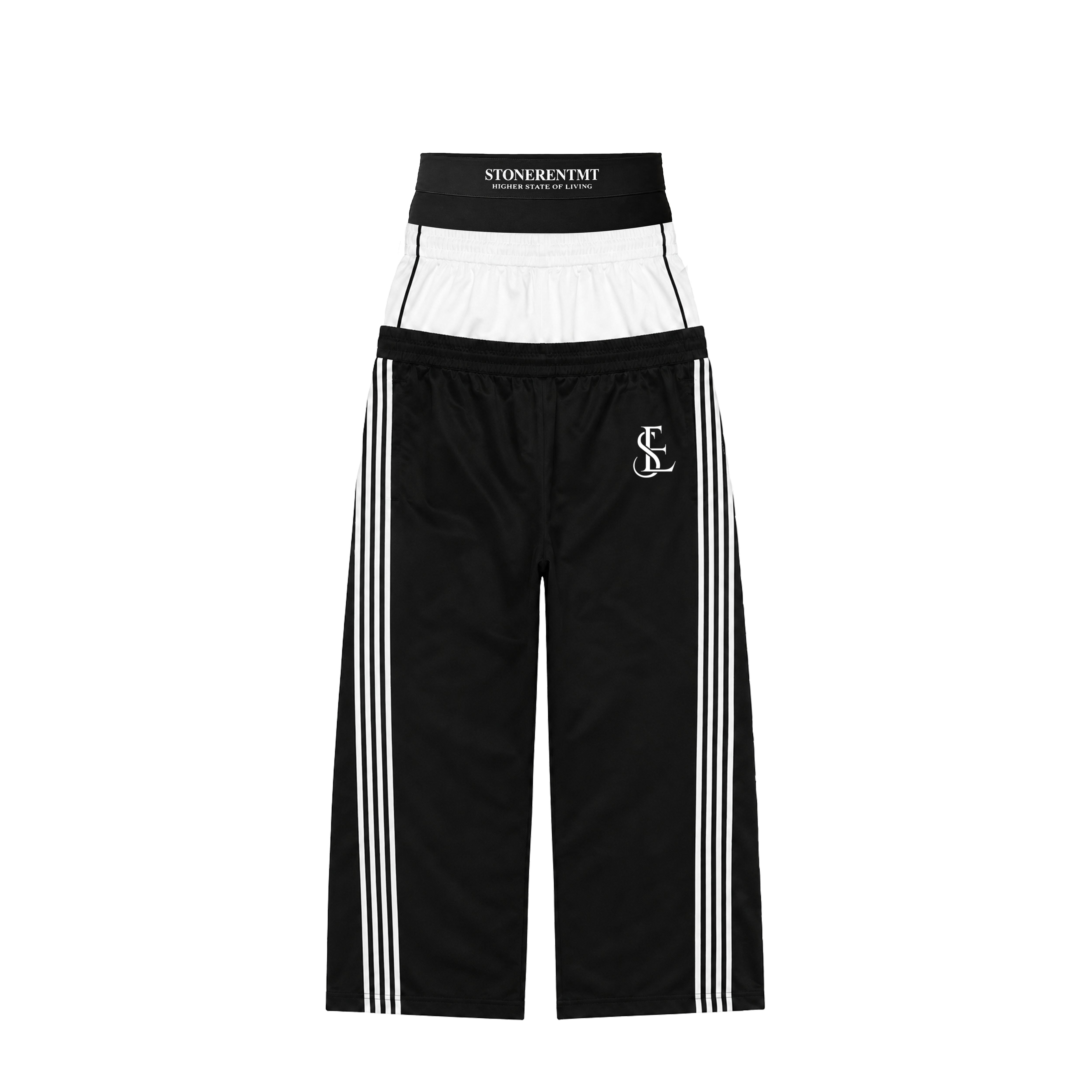 "STONR" Layered Track Pants