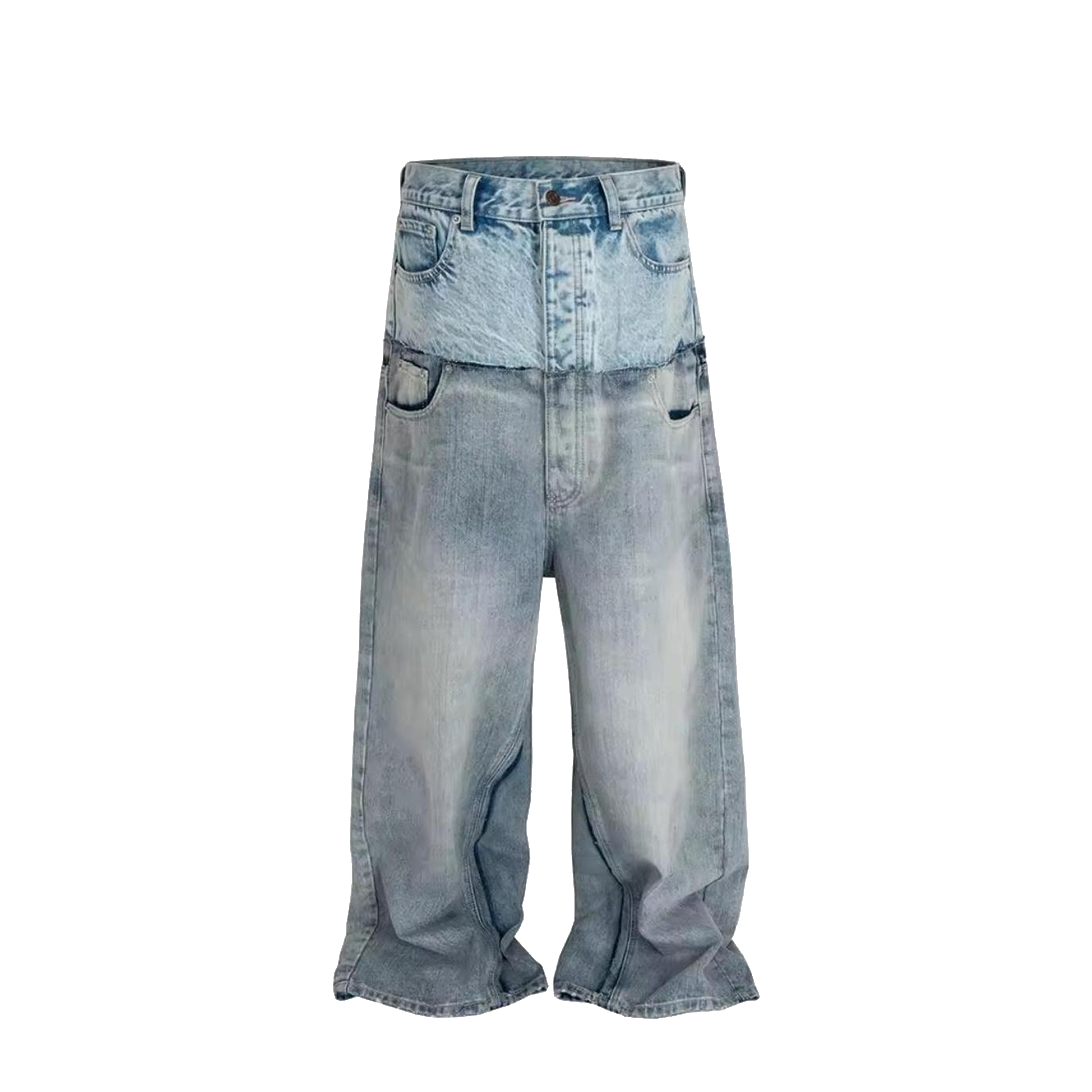 "STONR" Layered Denim